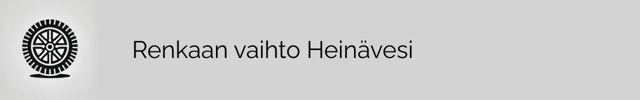 Renkaan vaihto Heinävesi